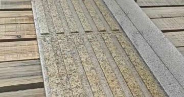 鹤壁黄金麻盲道石 盲条