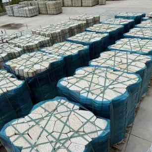 鹤壁黄金麻冰裂纹 碎拼