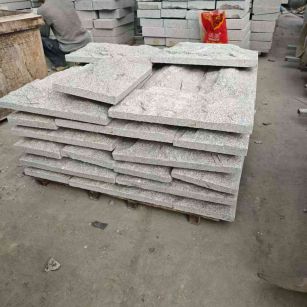 鹤壁芝麻白蘑菇石，自然面