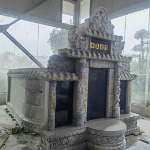 鹤壁套墓 墓碑 围坟石 异形定制