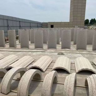 鹤壁黄金麻别墅柱皮 异形 线条定制