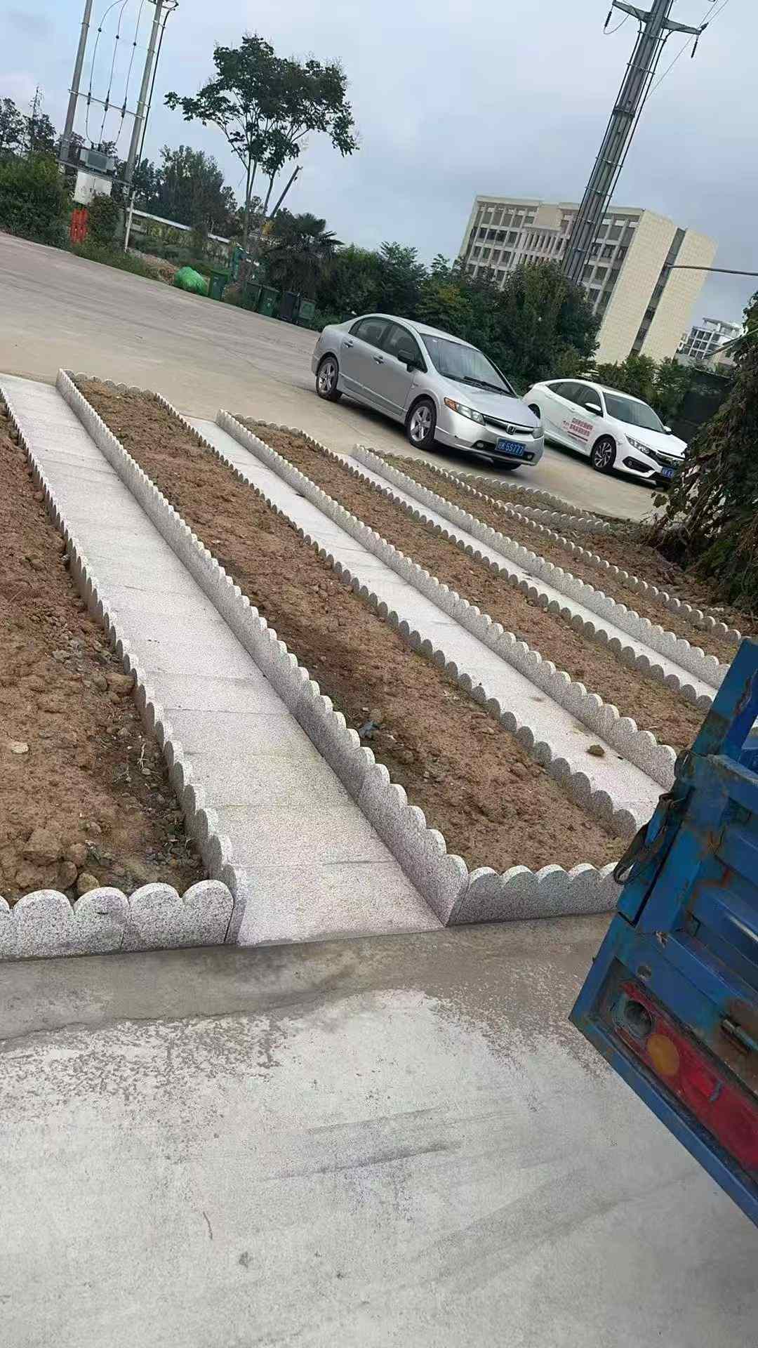 鹤壁芝麻白花边石