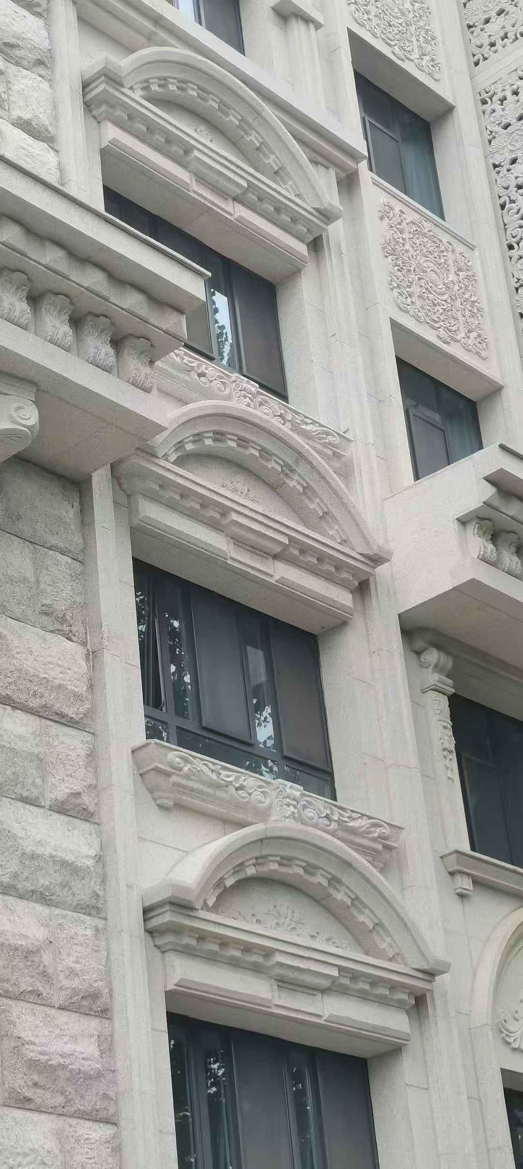 鹤壁芝麻白异形 石材异形定制